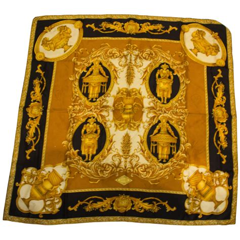 винтажный шарф versace|Vintage Versace Scarves .